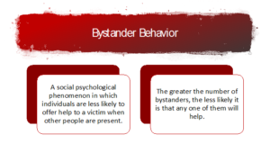 Bystander behavior